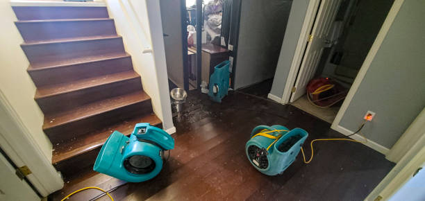 Water damage restoration process in Ridgefield Park, NJ